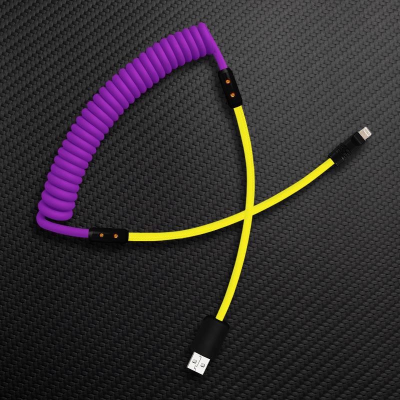 "Chubby Mood" Silicone Braided Fast Charging Cable #528