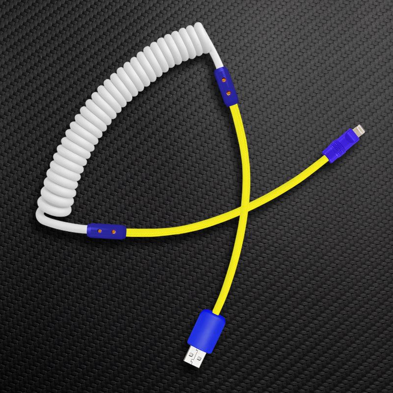 "Chubby Mood" Silicone Braided Fast Charging Cable #831