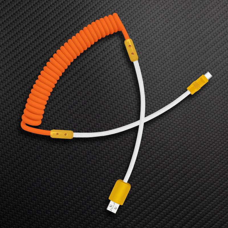 "Chubby Mood" Silicone Braided Fast Charging Cable #831