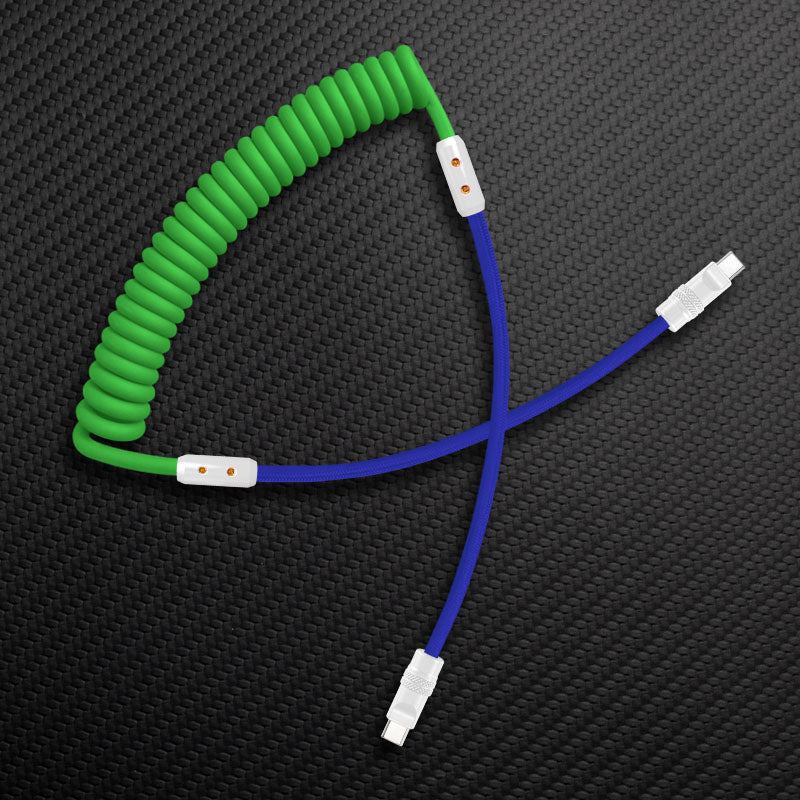 "Chubby Mood" Silicone Braided Fast Charging Cable #831