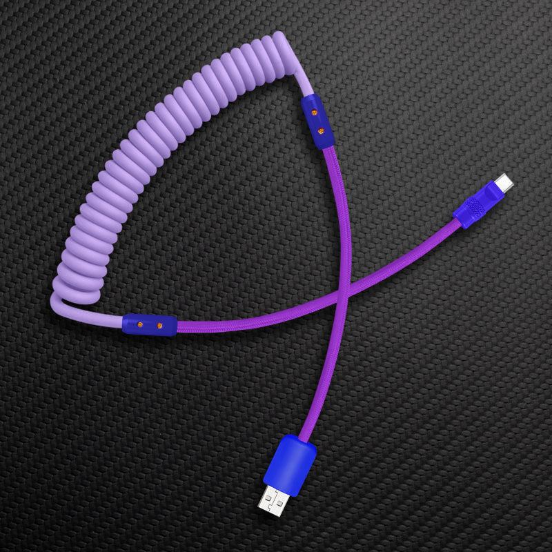 "Chubby Mood" Silicone Braided Fast Charging Cable #831