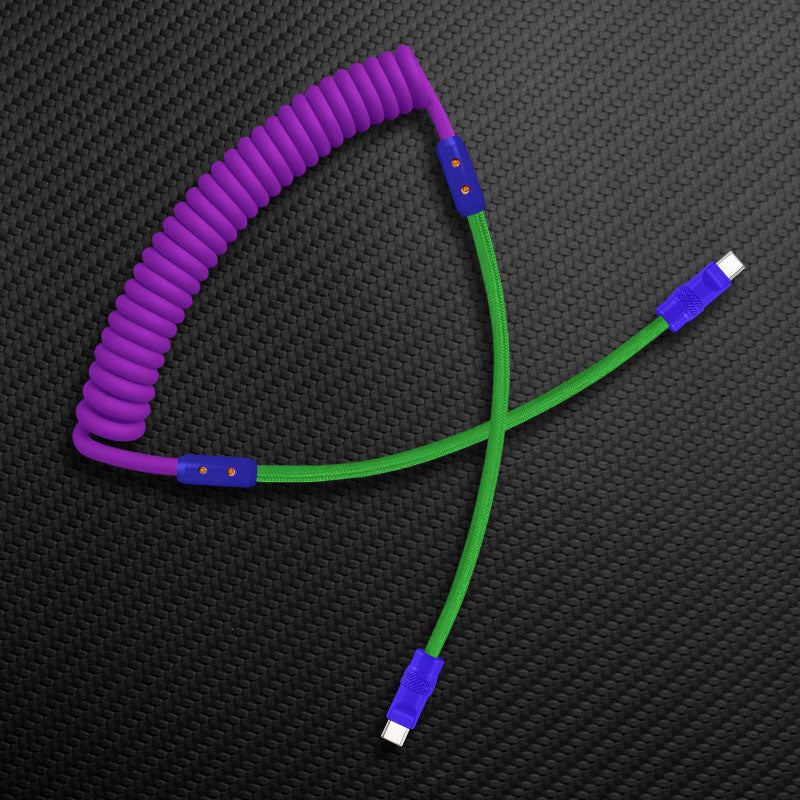 "Chubby Mood" Silicone Braided Fast Charging Cable #831