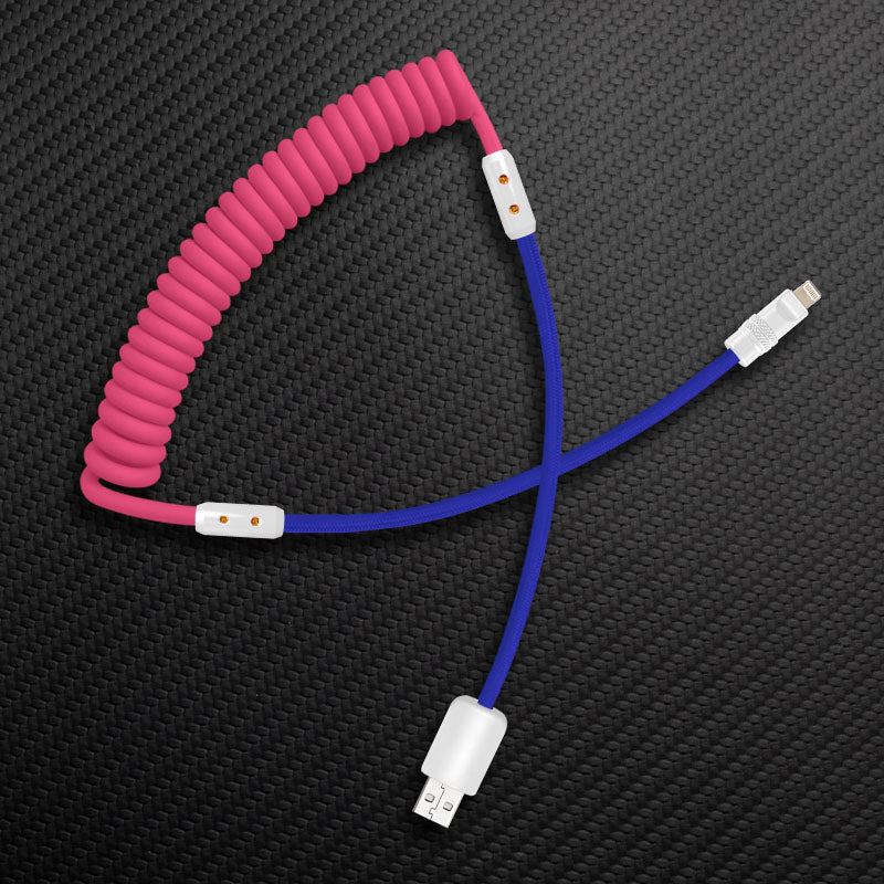 "Chubby Mood" Silicone Braided Fast Charging Cable #831