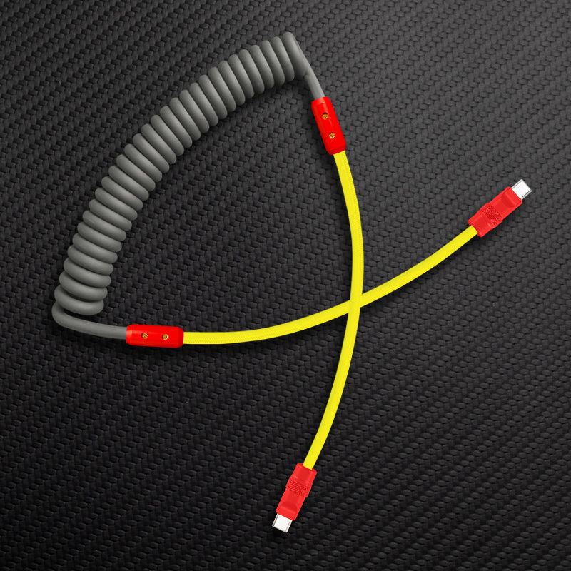 "Chubby Mood" Silicone Braided Fast Charging Cable #831