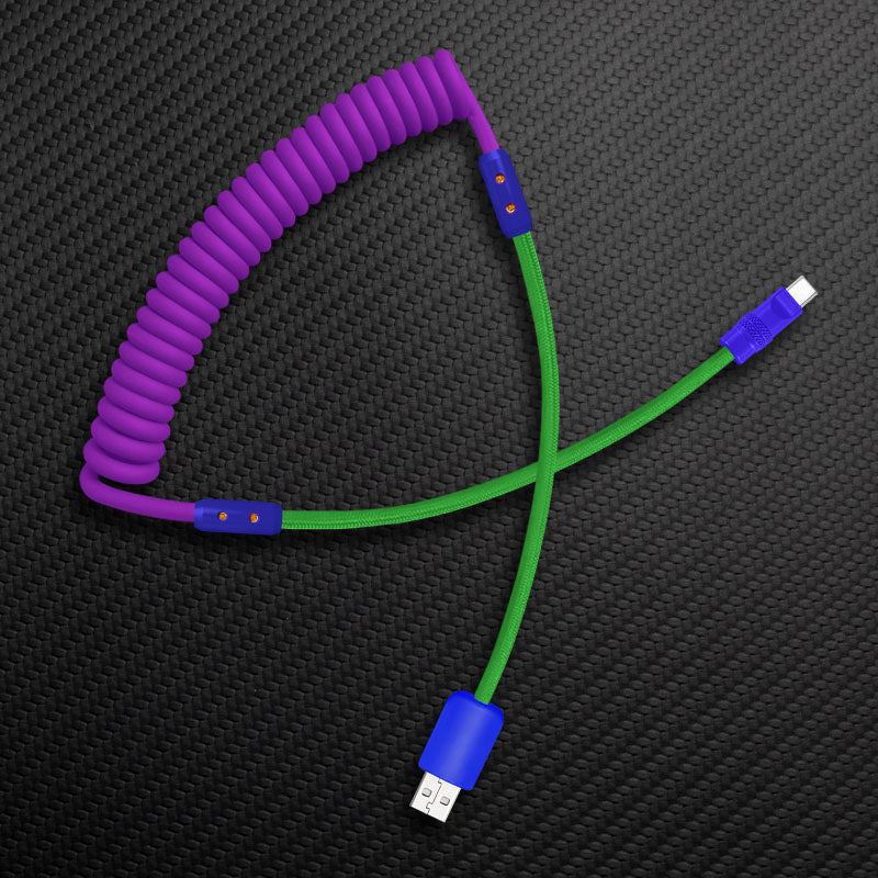 "Chubby Mood" Silicone Braided Fast Charging Cable #831