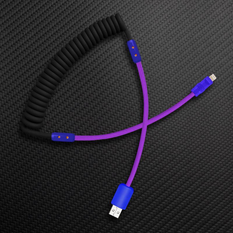 "Chubby Mood" Silicone Braided Fast Charging Cable #831