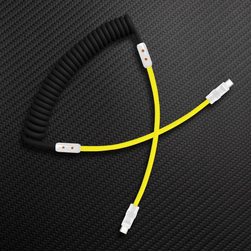 "Chubby Mood" Silicone Braided Fast Charging Cable #831