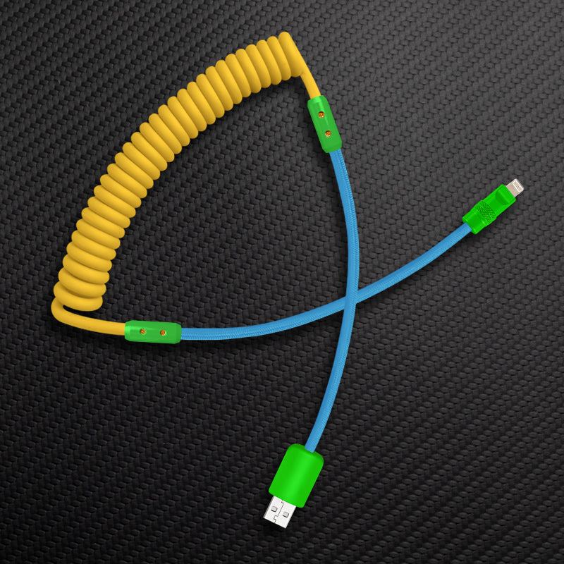 "Chubby Mood" Silicone Braided Fast Charging Cable #831