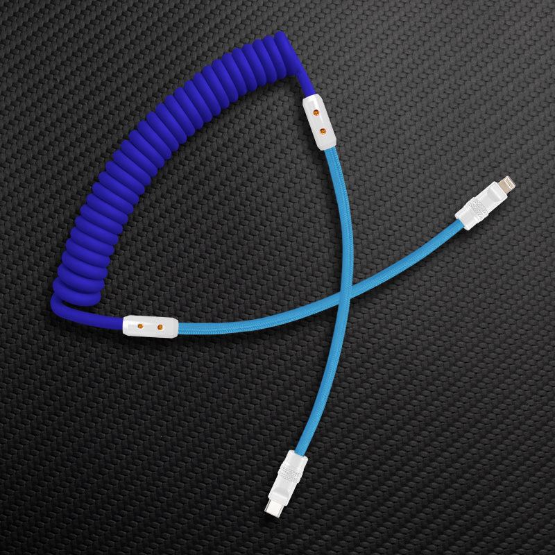 "Chubby Mood" Silicone Braided Fast Charging Cable #831