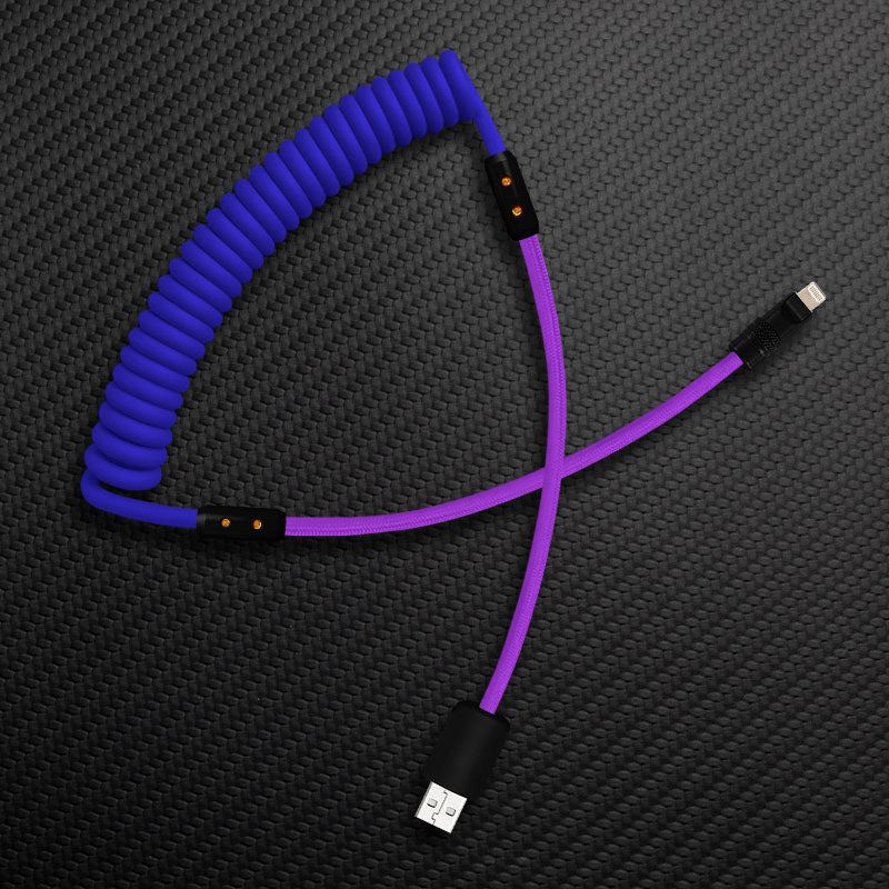 "Chubby Mood" Silicone Braided Fast Charging Cable #528