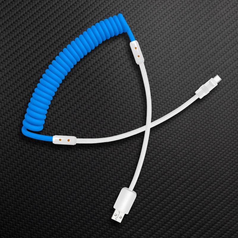 "Chubby Mood" Silicone Braided Fast Charging Cable #711