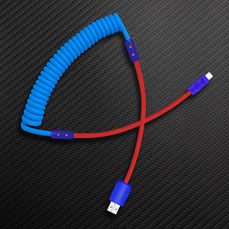 "Chubby Mood" Silicone Braided Fast Charging Cable #831