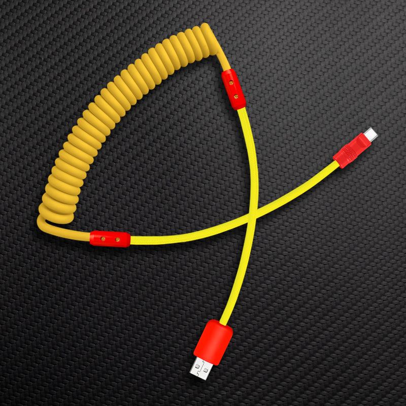 "Chubby Mood" Silicone Braided Fast Charging Cable #831