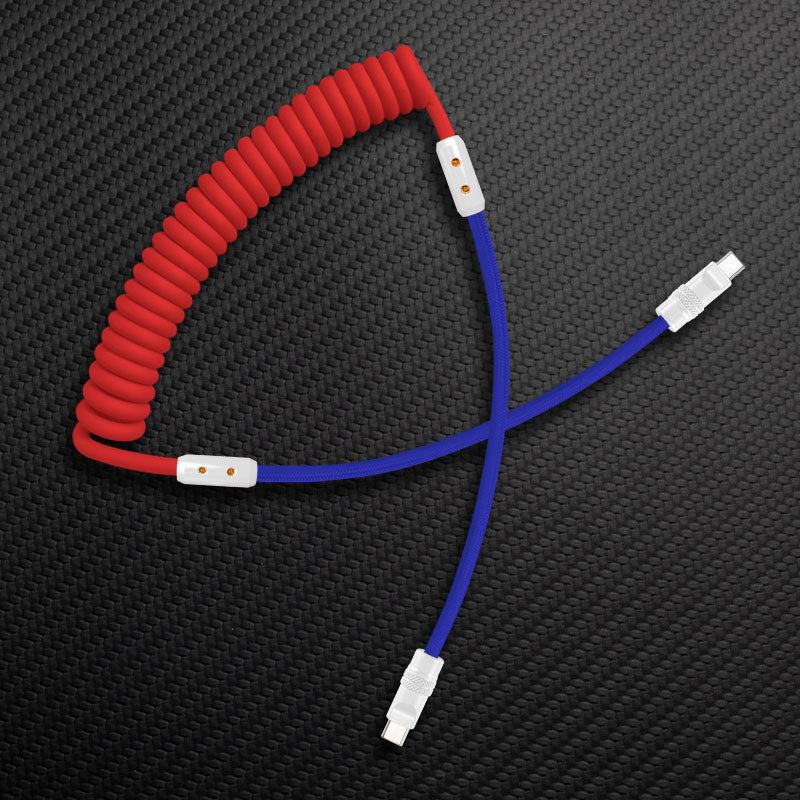 "Chubby Mood" Silicone Braided Fast Charging Cable #831