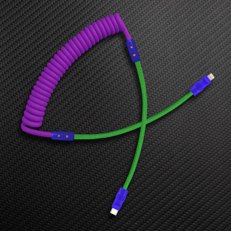 "Chubby Mood" Silicone Braided Fast Charging Cable #831