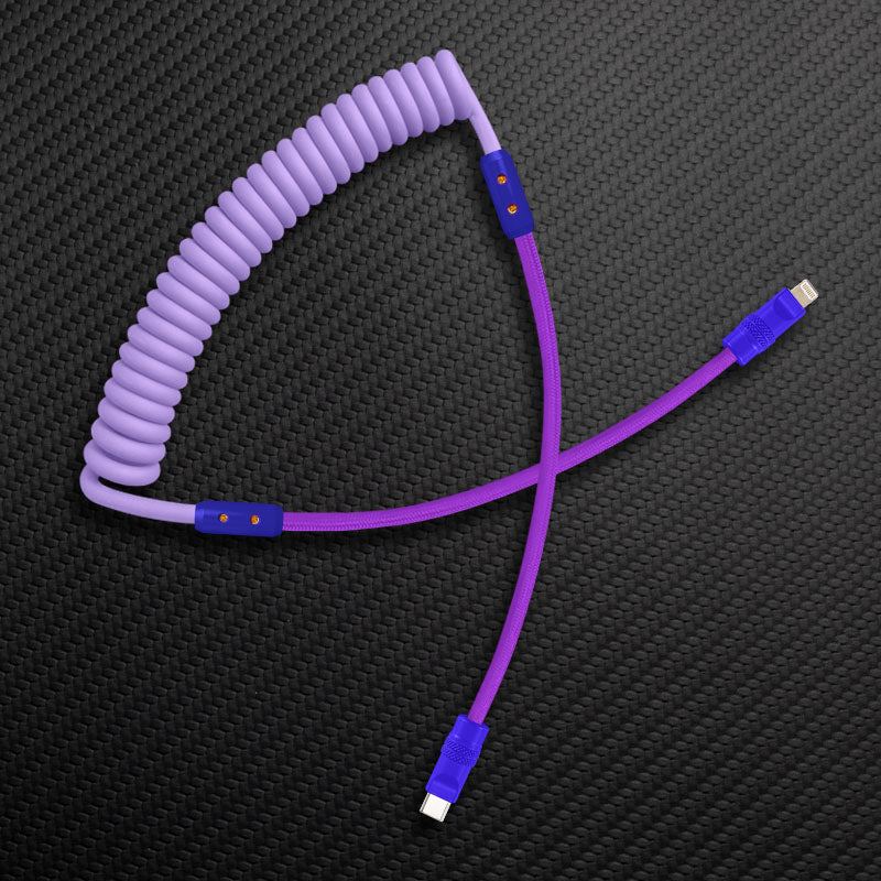 "Chubby Mood" Silicone Braided Fast Charging Cable #831