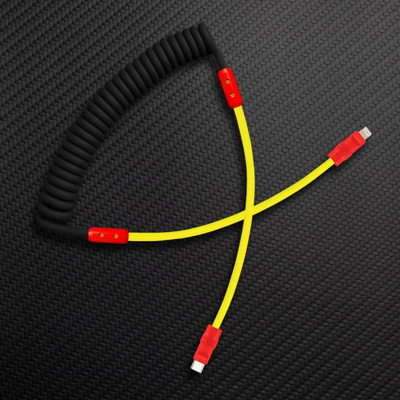 "Chubby Mood" Silicone Braided Fast Charging Cable #831