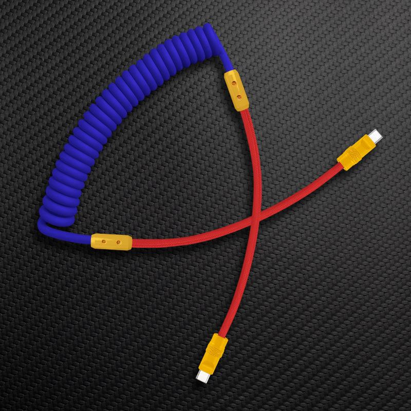 "Chubby Mood" Silicone Braided Fast Charging Cable #831