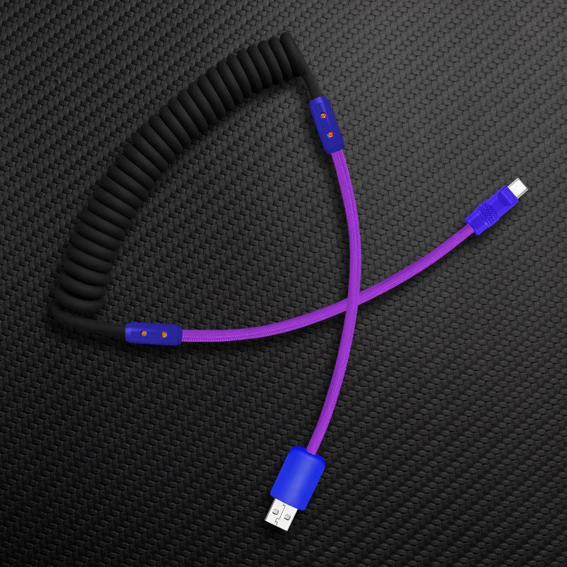 "Chubby Mood" Silicone Braided Fast Charging Cable #831