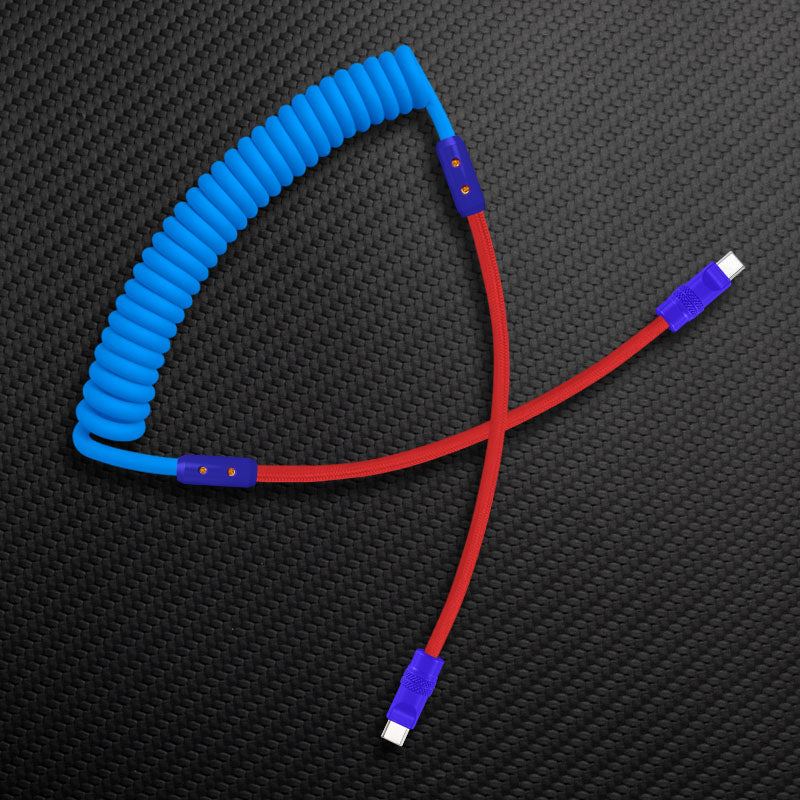 "Chubby Mood" Silicone Braided Fast Charging Cable #831