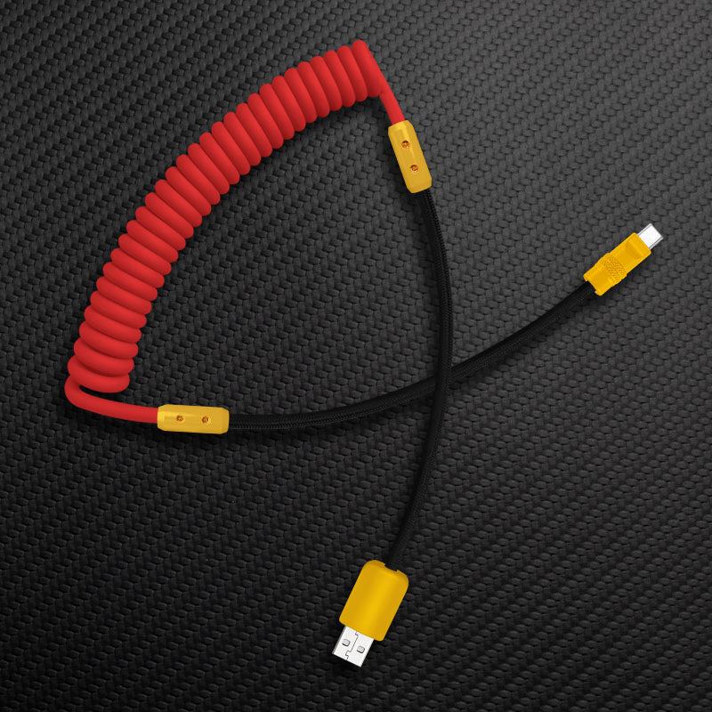 "Chubby Mood" Silicone Braided Fast Charging Cable #831