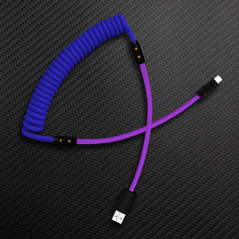 "Chubby Mood" Silicone Braided Fast Charging Cable #528