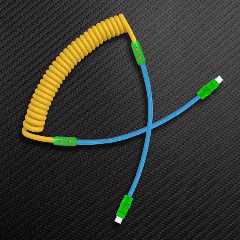 "Chubby Mood" Silicone Braided Fast Charging Cable #831