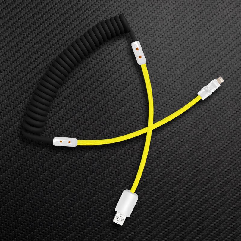 "Chubby Mood" Silicone Braided Fast Charging Cable #831