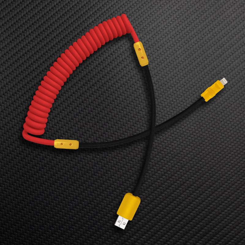 "Chubby Mood" Silicone Braided Fast Charging Cable #831