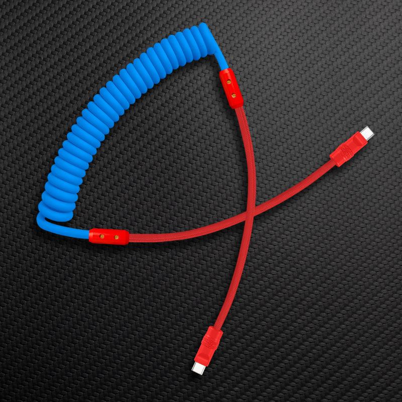 "Chubby Mood" Silicone Braided Fast Charging Cable #711