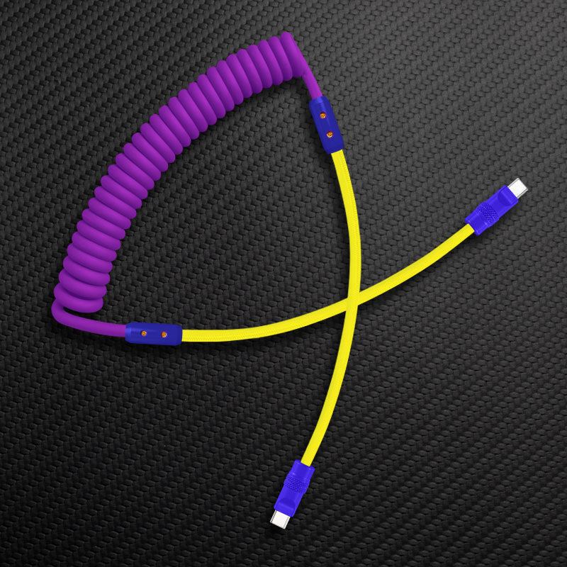 "Chubby Mood" Silicone Braided Fast Charging Cable #831