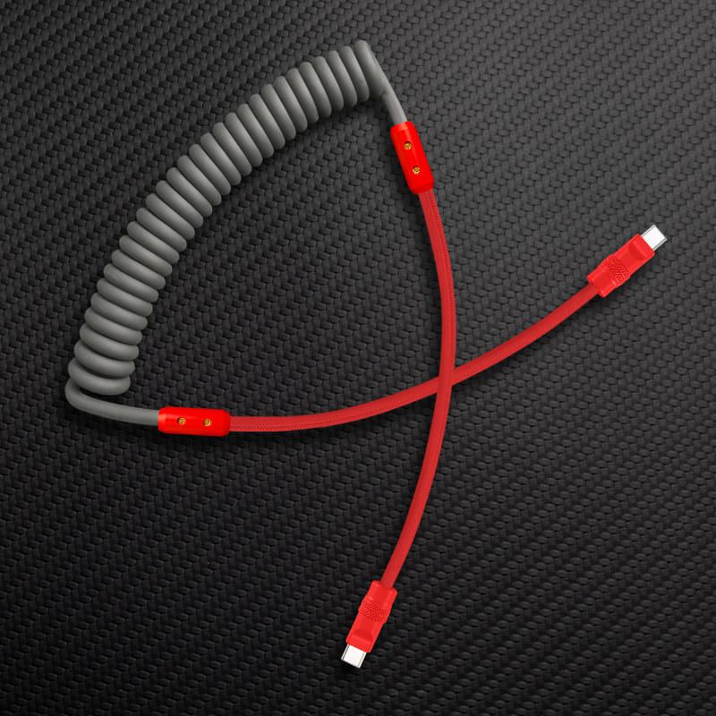 "Chubby Mood" Silicone Braided Fast Charging Cable #711