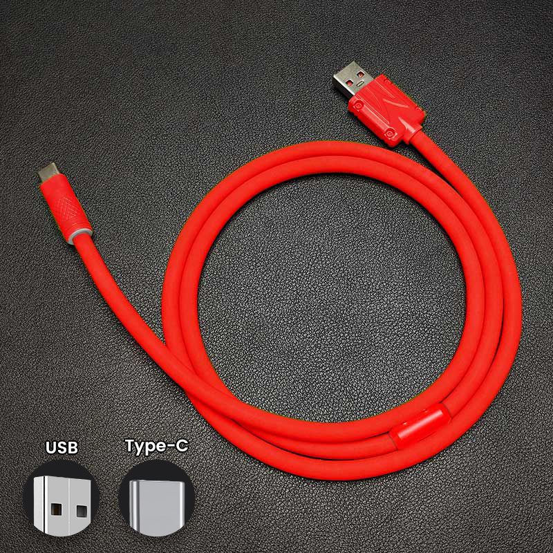 "Chubby" Solid Color Silicone Fast Charge Cable