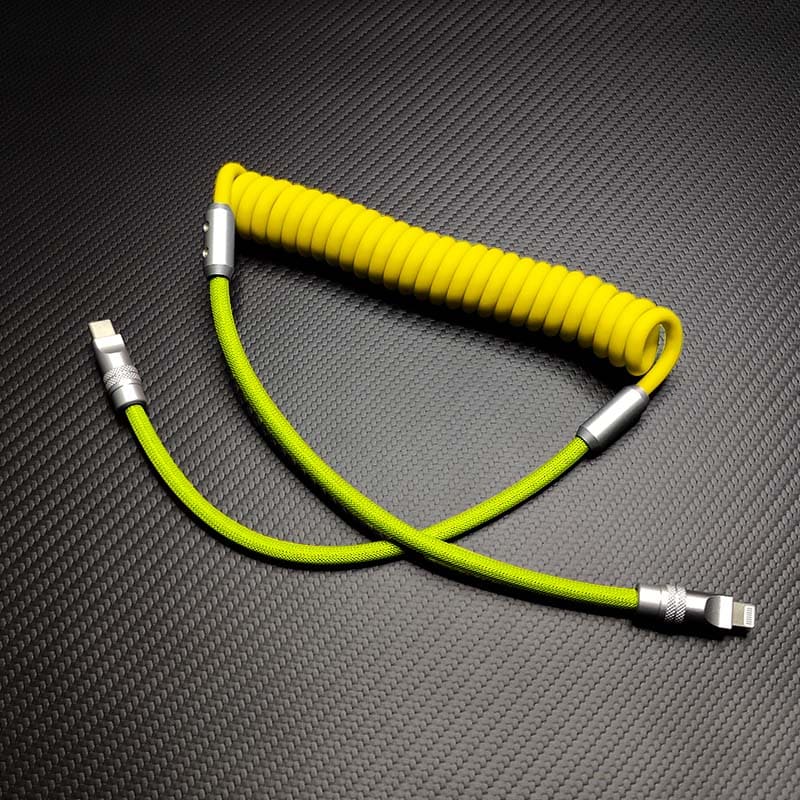 "Chubby" Spring Braided Silicone Fast Charge Cable