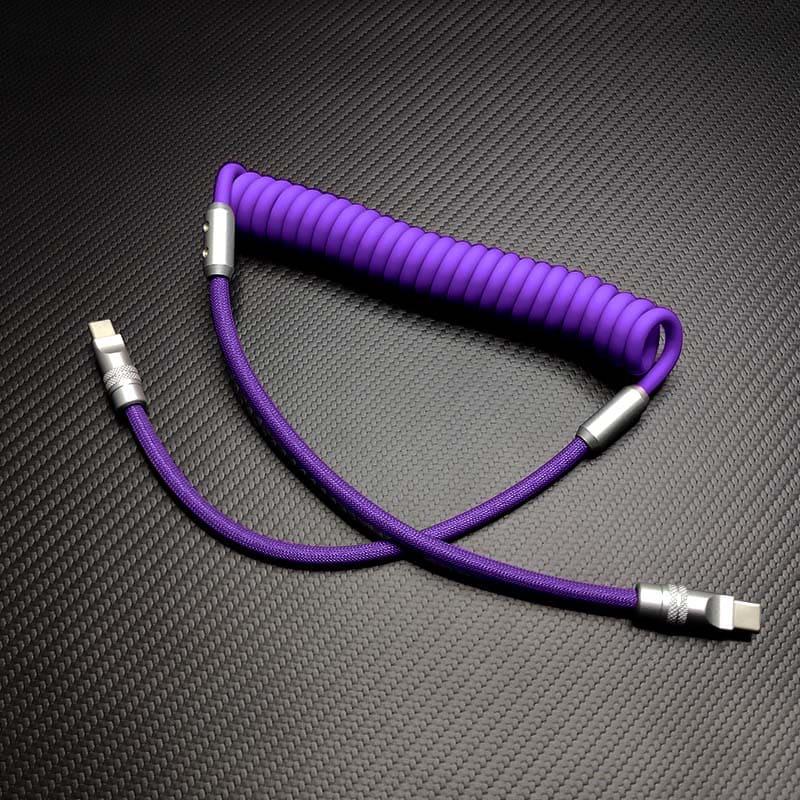 "Chubby" Spring Braided Silicone Fast Charge Cable