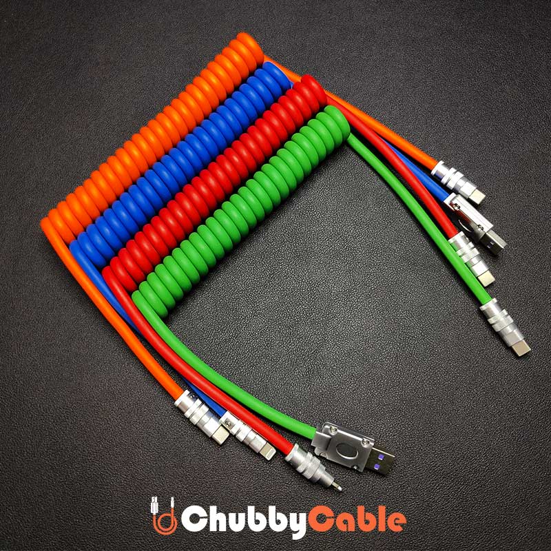 Spring Fast Charge Cable – Durable & Flexible Charging | Chubbycable