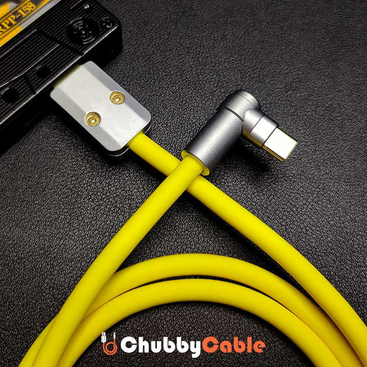 "Chubby" USB 90° Elbow Design Fast Charge Cable