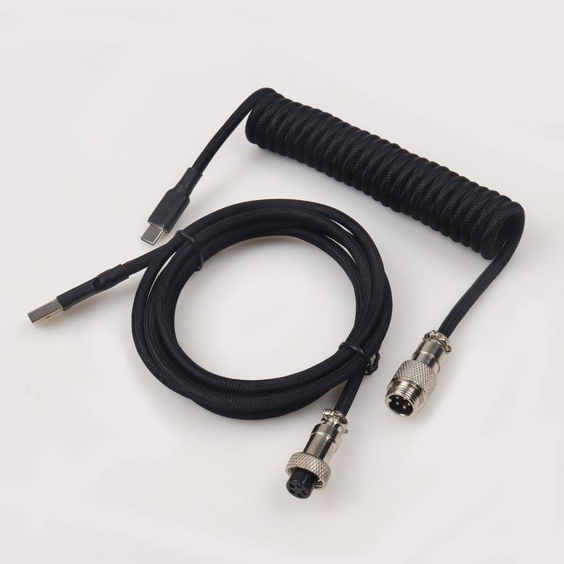 "Chubby" USB To Type C Spring Keyboard Cable - GX12
