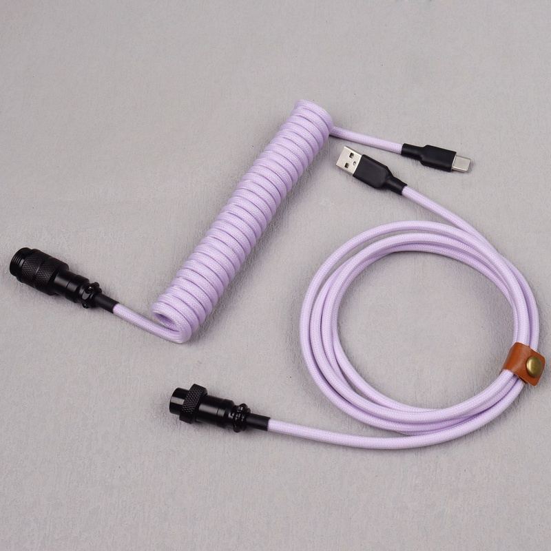 "Chubby" USB To Type C Spring Keyboard Cable - LANO16C
