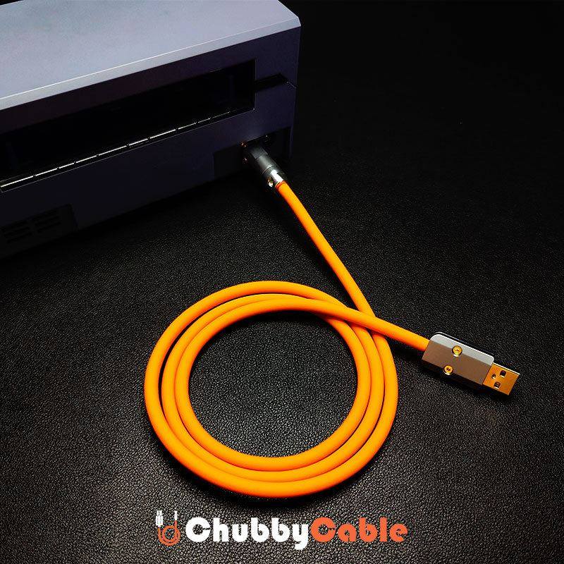 "Chubby" USB/ Type-C Printer Cable