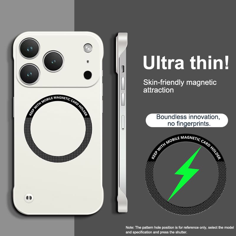 ChubbyArmor AeroGrip - 0.3mm Ultra-Thin Magnetic Skeleton Case with Aircraft-Grade PC Armor