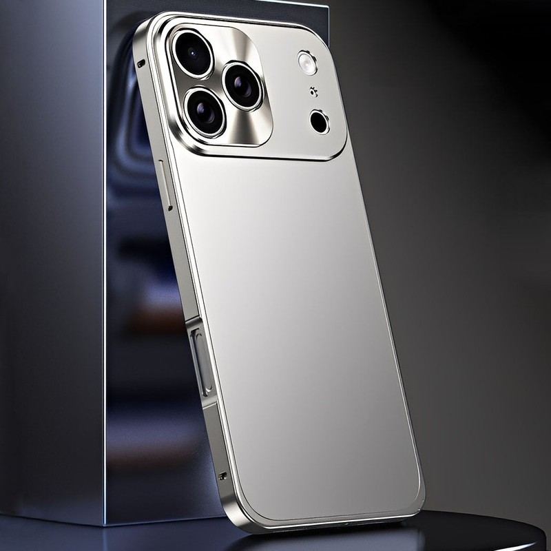 ChubbyArmor AirFrame - Ultra-Thin Metal Frame Case With Detachable Matte Back & Lens Protector For iPhone 17