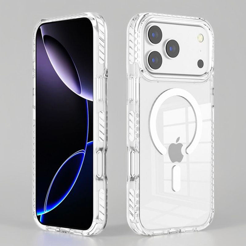 ChubbyArmor ClearGuard - Magnetic Shockproof Transparent Case For iPhone 17