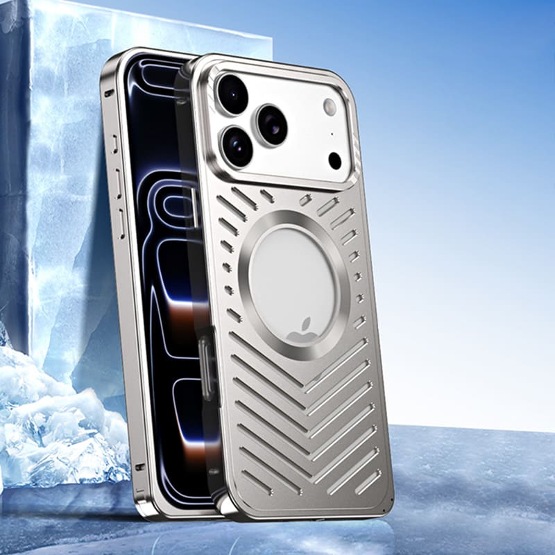 ChubbyArmor CoolLock - Magnetic Snap-on Metal Cooling Case