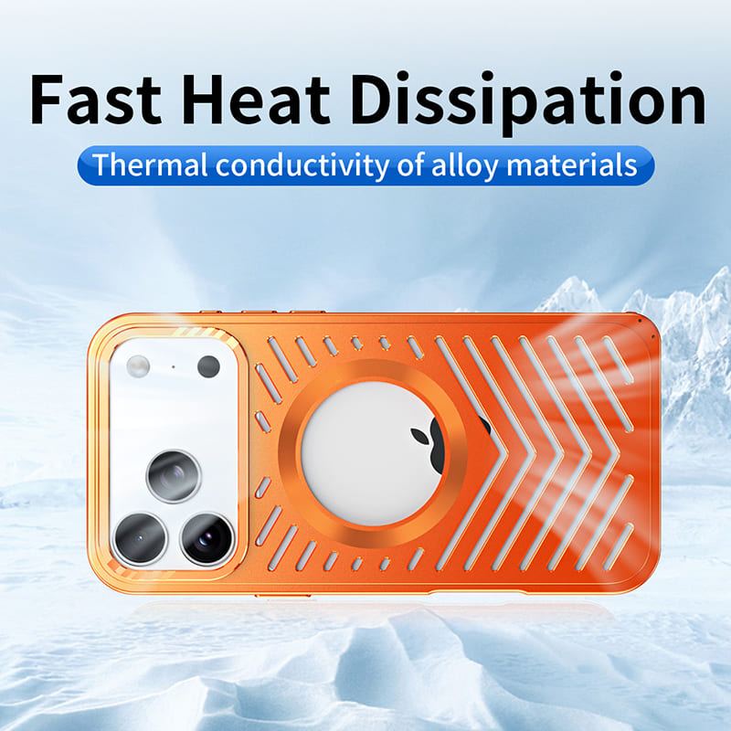 ChubbyArmor CoolLock - Magnetic Snap-on Metal Cooling Case