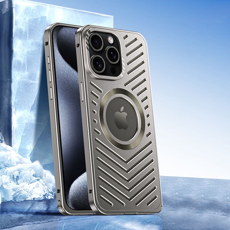 ChubbyArmor CoolLock - Magnetic Snap-on Metal Cooling Case