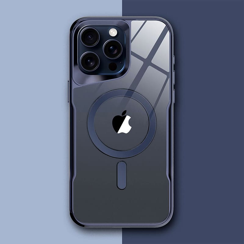 "ChubbyArmor" Cyber Transparent Electroplated Magnetic Case For iPhone 17