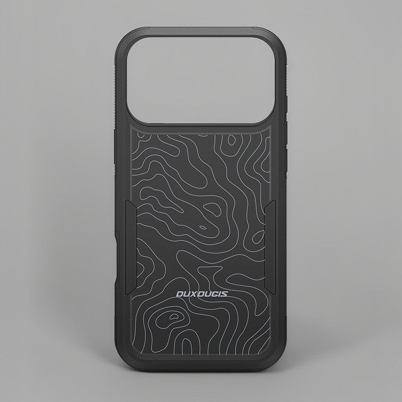 ChubbyArmor DualGuard - Textured Pattern Magnetic Rugged Case For iPhone 17