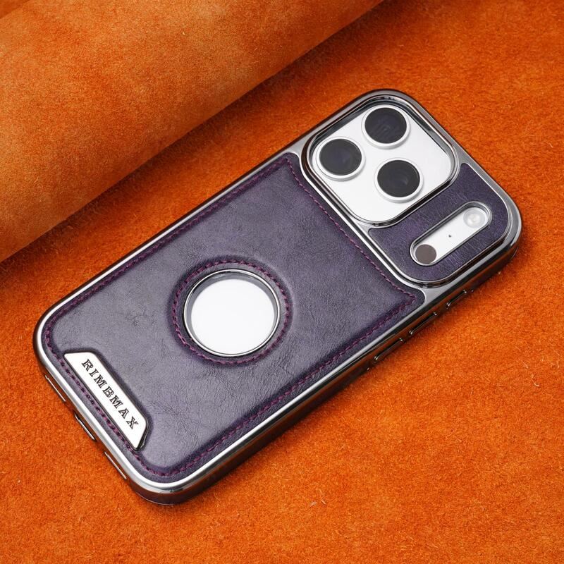 ChubbyArmor Elite - Magnetic Leather Case with Electroplated Frame for iPhone 17