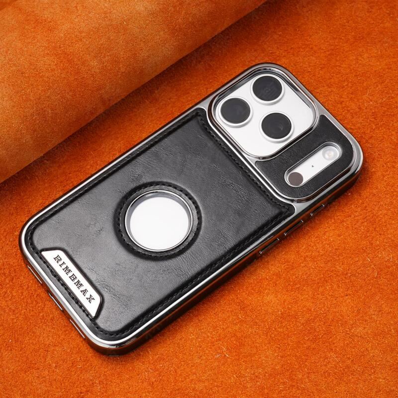 ChubbyArmor Elite - Magnetic Leather Case with Electroplated Frame for iPhone 17